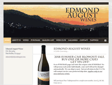 Tablet Screenshot of edmondaugust.com